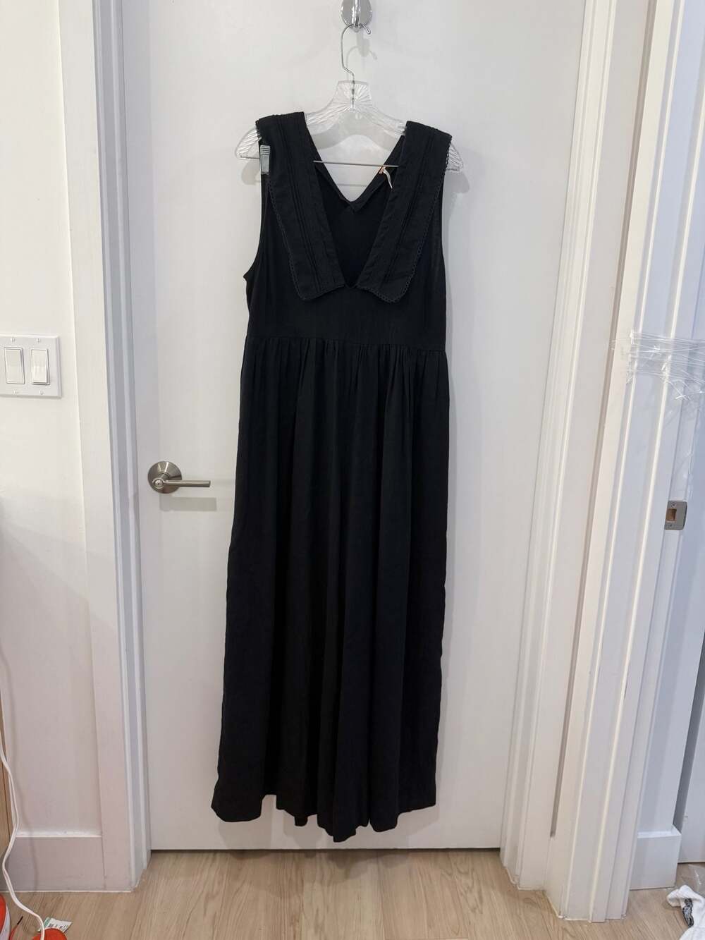 Free People Big Love Sleeveless Black Jumpsuit